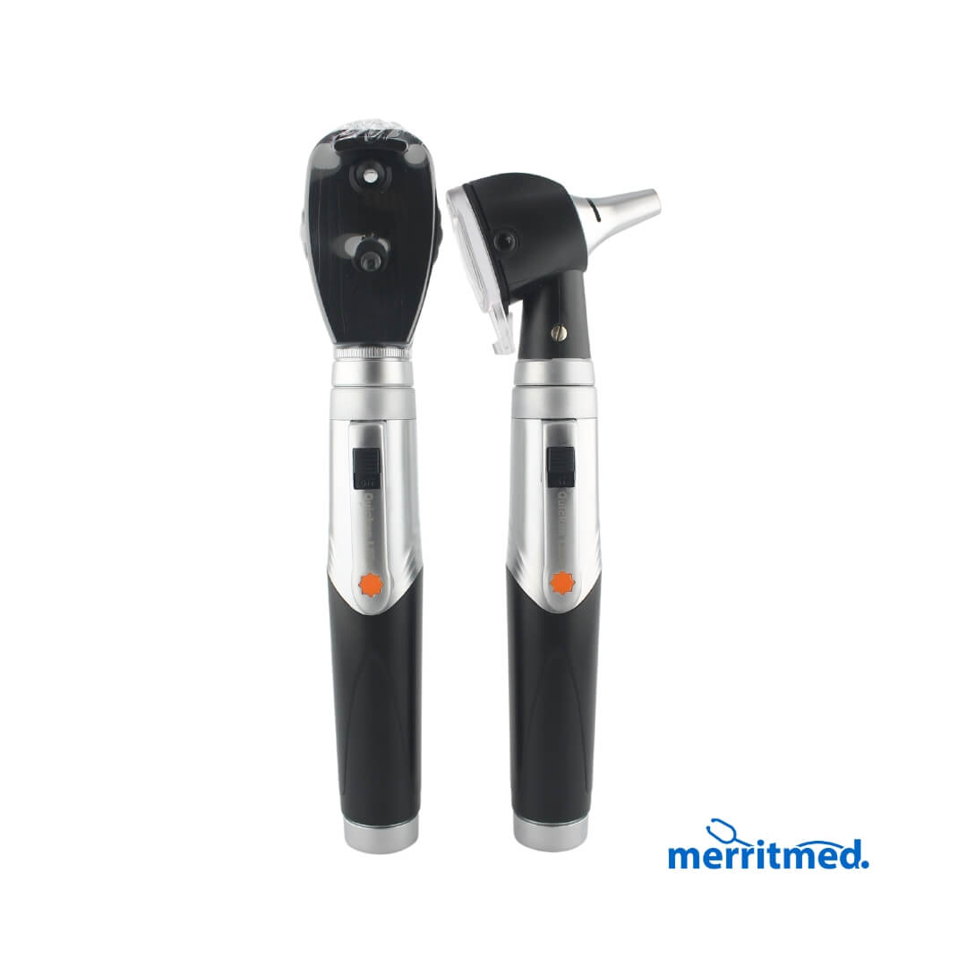 Quicken Led Ent Diagnostic Set Otoscope Ophthalmoscope Merritmed Ph